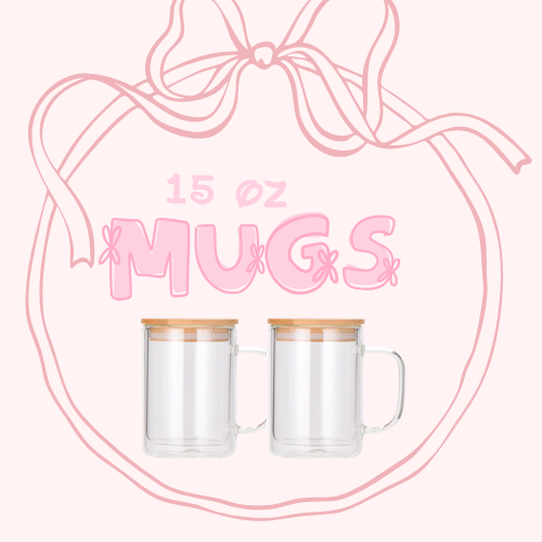 15oz Glass Custom Snowglobe Coffee Mug